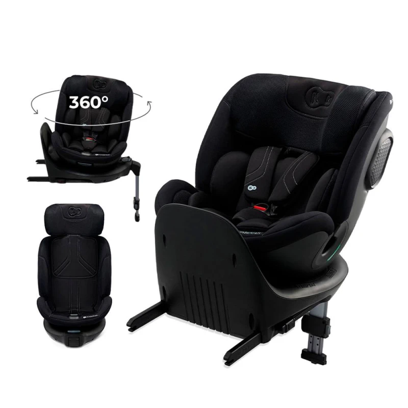 Image of Kinderkraft XRIDER 2 i-Size Car Seat For Children Up To 12 Years in Black Unisex