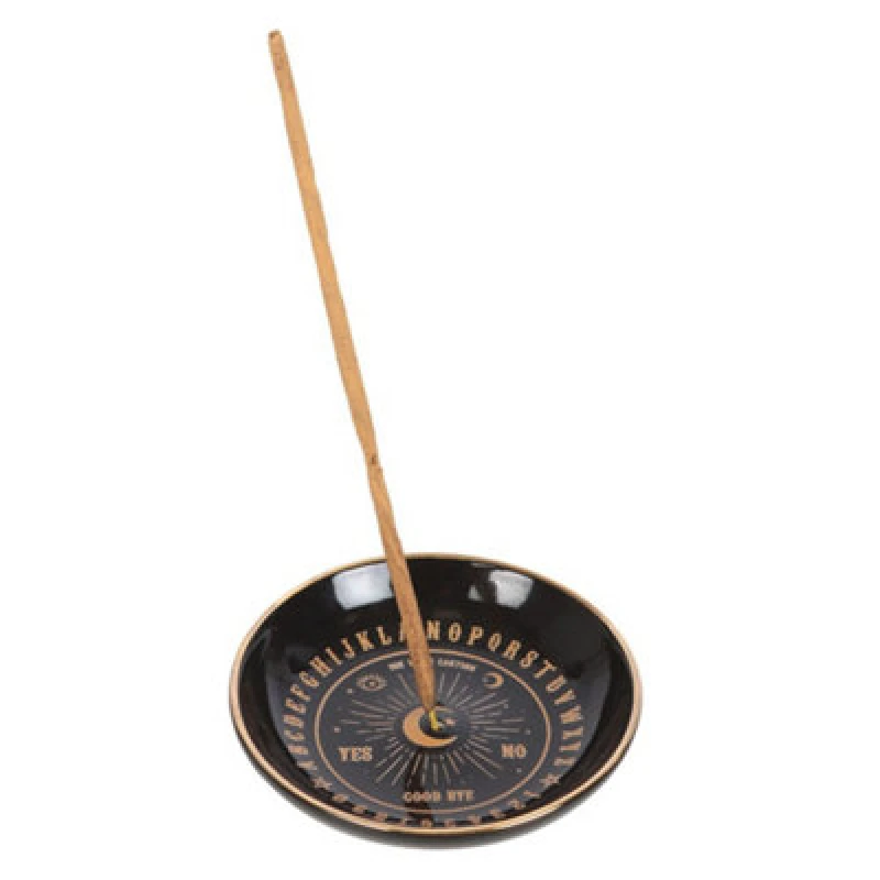 Image of Something Different Something Different Talking Board Incense Holder in Black One Size Unisex 5063652070185