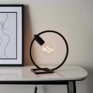 Image of Ensora Lighting Shape Circle Table Lamp
