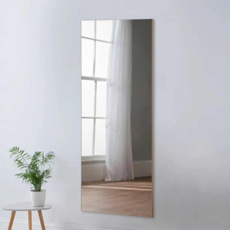 Image of Yearn Large Full Length Rectangular Mirror Gold