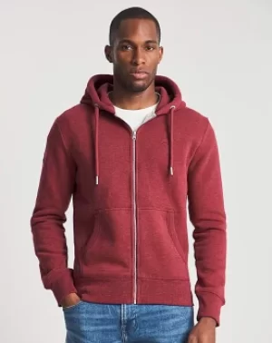 Image of Superdry Vintage Logo Zip Up Hoodie