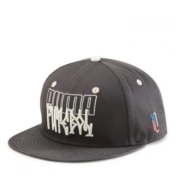 Image of Puma JR Flat Brim Cap - Ebony