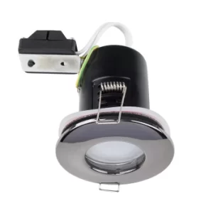 Image of 4 x MiniSun IP65 Fire Rated Bathroom Downlights in Black Chrome