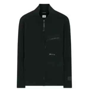 Image of CP Company Metropolis Met quarter Zip Fleece Jacket - Grey