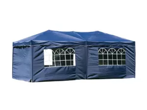 Image of Lifetime Garden Gazebo foldable Party tent 3x6mtr blue 46031