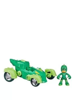 Image of Pj Masks Pj Masks Gekko Deluxe Vehicle Pre-School Toy, Gekko-Mobile Car With Gekko Action Figure For Children Aged 3 And Up