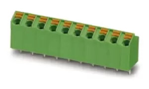 Image of Phoenix Contact SPTA 1.5/10-5.0 10-pin PCB Terminal Strip, 5mm Pitch