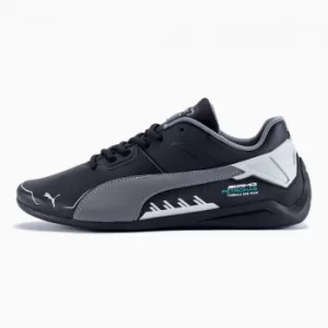 Image of Womens PUMA Mercedes F1 Drift Cat Delta Motorsport Shoe Sneakers, Black/Silver Size 12 Shoes