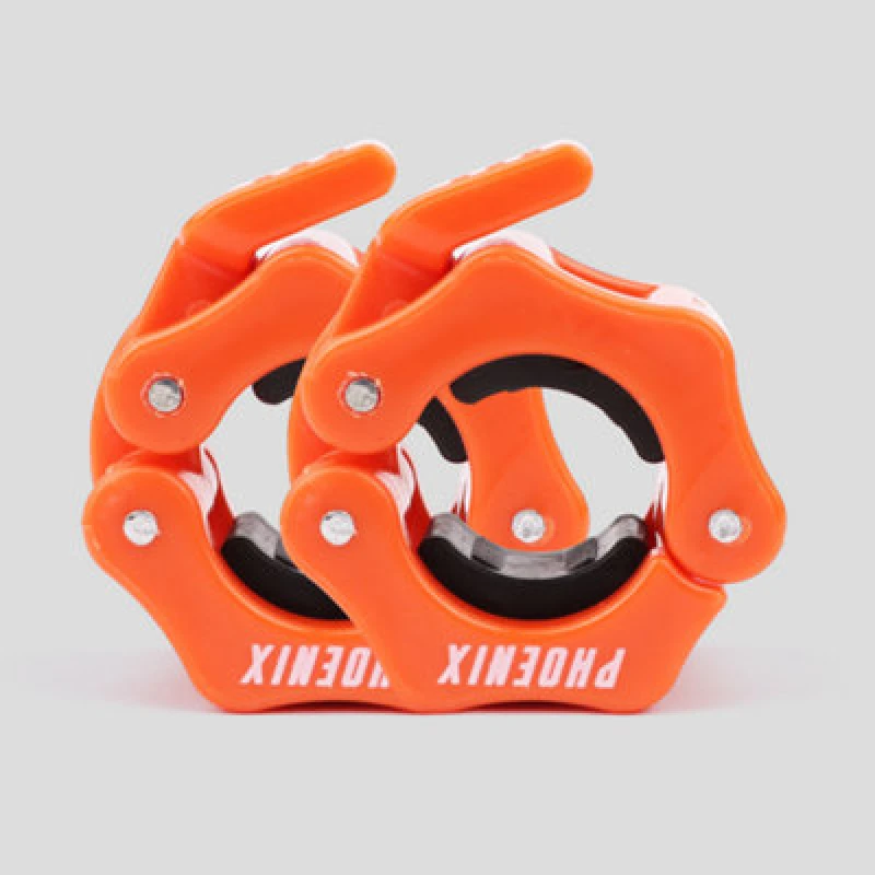 Image of Phoenix Fitness 1" Barbell Collars - Orange Orange