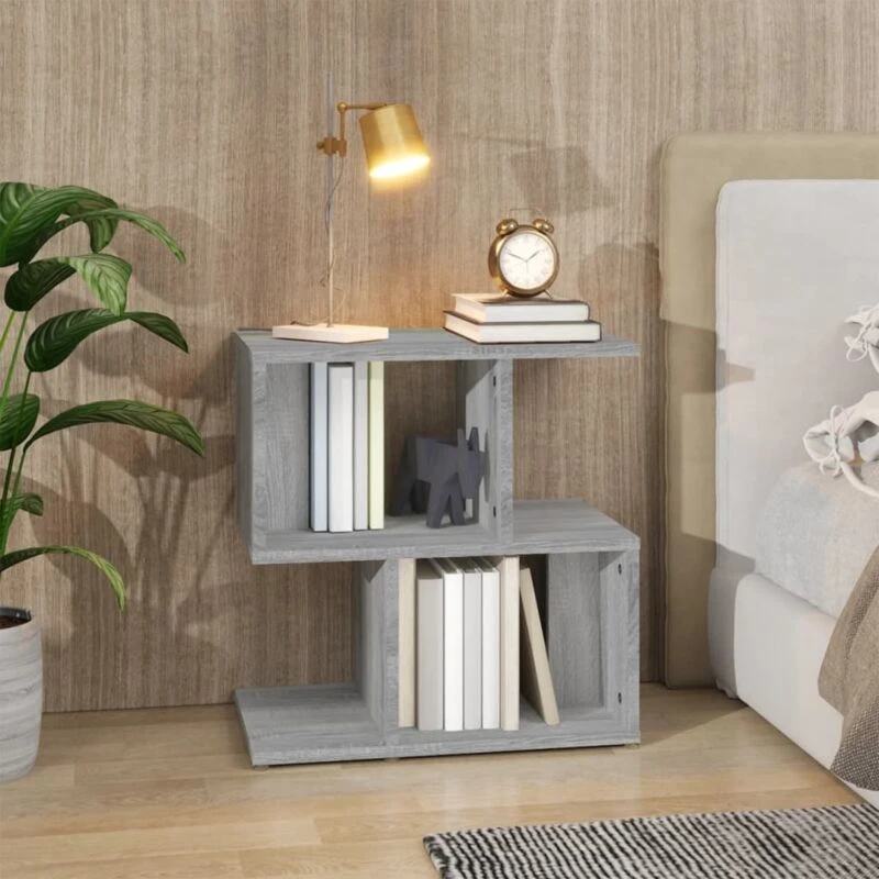 Image of VIDAXL Bedside Cabinet Grey Sonoma 50x30x51.5cm Engineered Wood Vidaxl 8720286955857