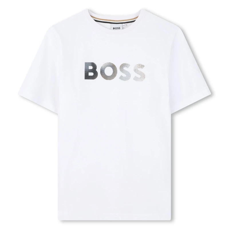 Image of Boss Boss SS T Shirt Jn63 Regular Fit T-Shirts 8Y White 59553201175
