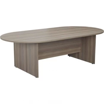 Image of 1800MM Oval Meeting Table - Grey Oak