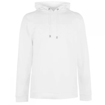 Image of Hugo Boss Heritage Pullover Hoodie White 100 Men