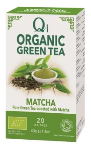 Image of Qi Organic Green Tea & Matcha 20bag (Case of 6)