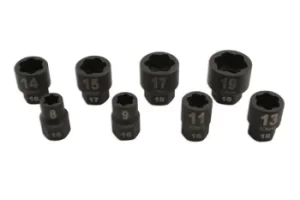 Image of Laser Tools 5966 Damaged Nut/Bolt Remover 3/8"D 8pc