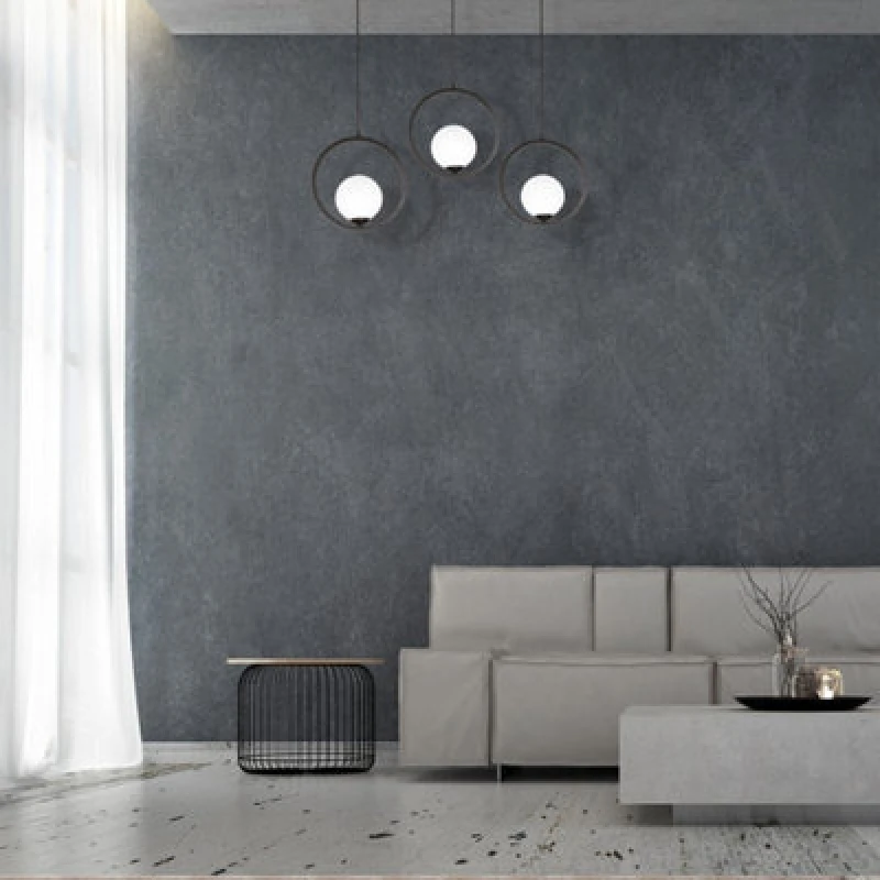 Image of Milagro Bar Pendant Lamp Boston 3xE14 Black