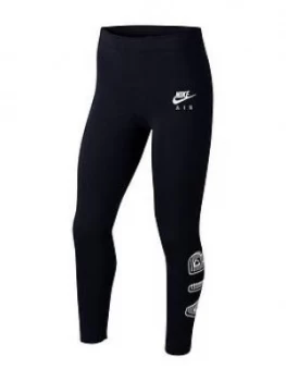 Image of Nike Older Girls Air Favourites Legging - Black