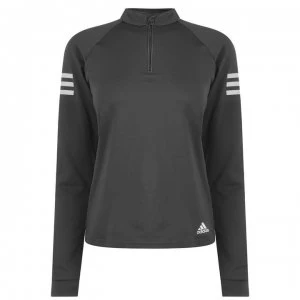 Image of adidas Womens Tennis Club Mid-Layer Track Top - Grey/Purple