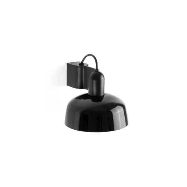Image of Tatawin Black Dome Wall Lamp