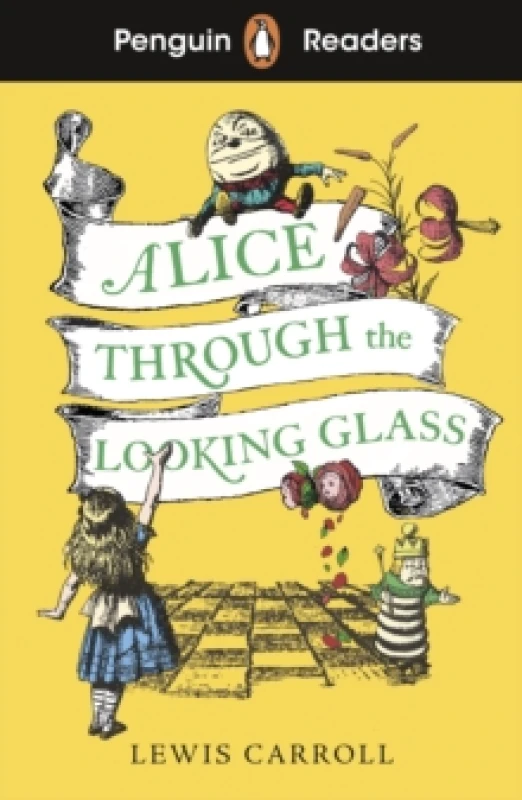 Image of Penguin Readers Level 3: Alice Through the Looking Glass : Abridged Edition Paperback / softback