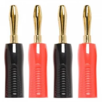 Image of Techlink 710973 Banana Plugs Pack of 4