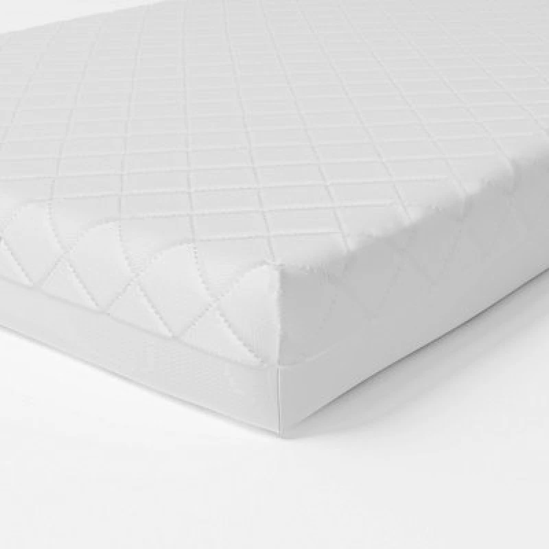 Image of Starlight Beds Starlight Babies 5cm Deep Eco-Comfort Cot Mattress with Removable Washable Cover - 60cm x 120cm White unisex