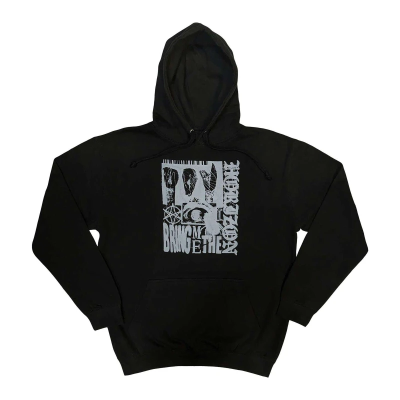 Image of Bring Me The Horizon Mens Bug Hoodie in Black Size: Large Black Male L