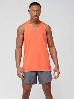 Image of adidas Performance X-City Cooler Tank Top - Orange, Size XS, Men