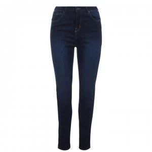 Image of Jack Wills Fernham High Waist Jeans - Dark Indigo