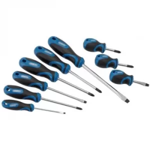 Image of Draper Soft Grip Screwdriver Set (9 Piece)