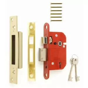 Image of ERA BS High Security Fortress 5 Lever Sashlock 76mm - Brass - Brass