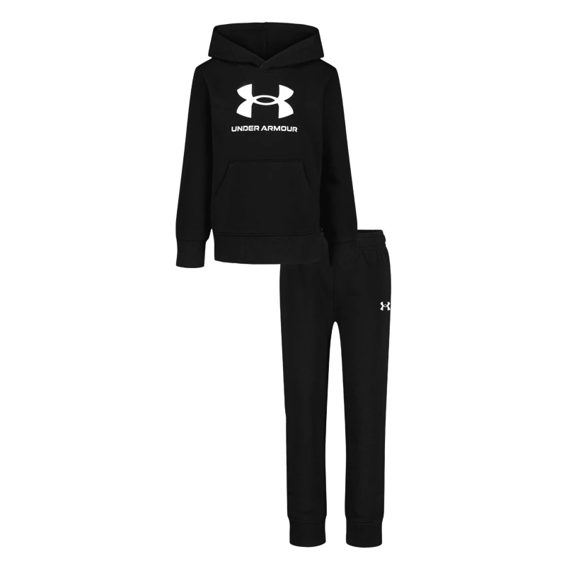 Image of Under Armour Armour Big Logo Set Infant Boys - Black 2 - 3 Years