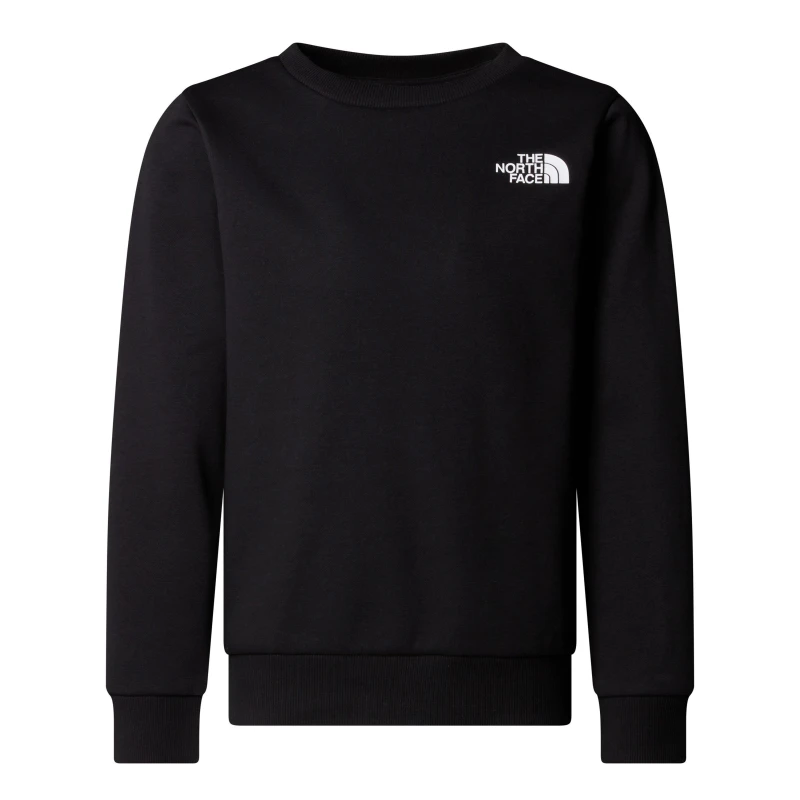 Image of The North Face Kids Simple Dome Lifestyle Crew Sweatshirt Tnf Black unisex M