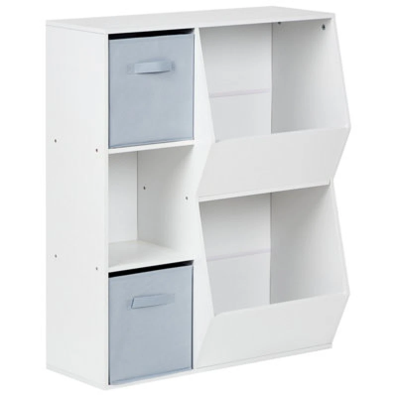 Image of Beliani 3 Tier Shelving Unit Darlot 93cm White
