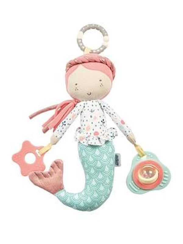 Image of Mamas & Papas Baby Activity Toy - Mermaid Print VRCS3 Unisex