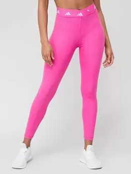 Image of Adidas Training Brand Love 7/8 Leggings - Pink
