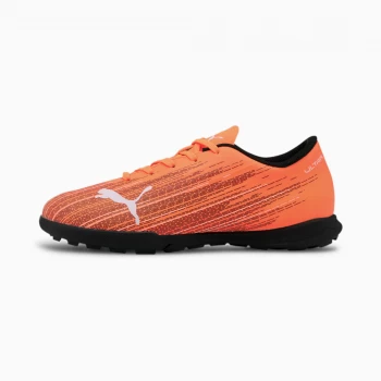 Image of PUMA Ultra 4.1 TT Youth Football Boots, Shocking Orange/Black Size 5 Shoes