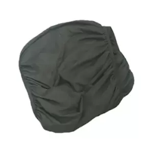 Image of Belledorm Faux Suede Divan Base Wrap (19in) (Double) (Charcoal) - Charcoal