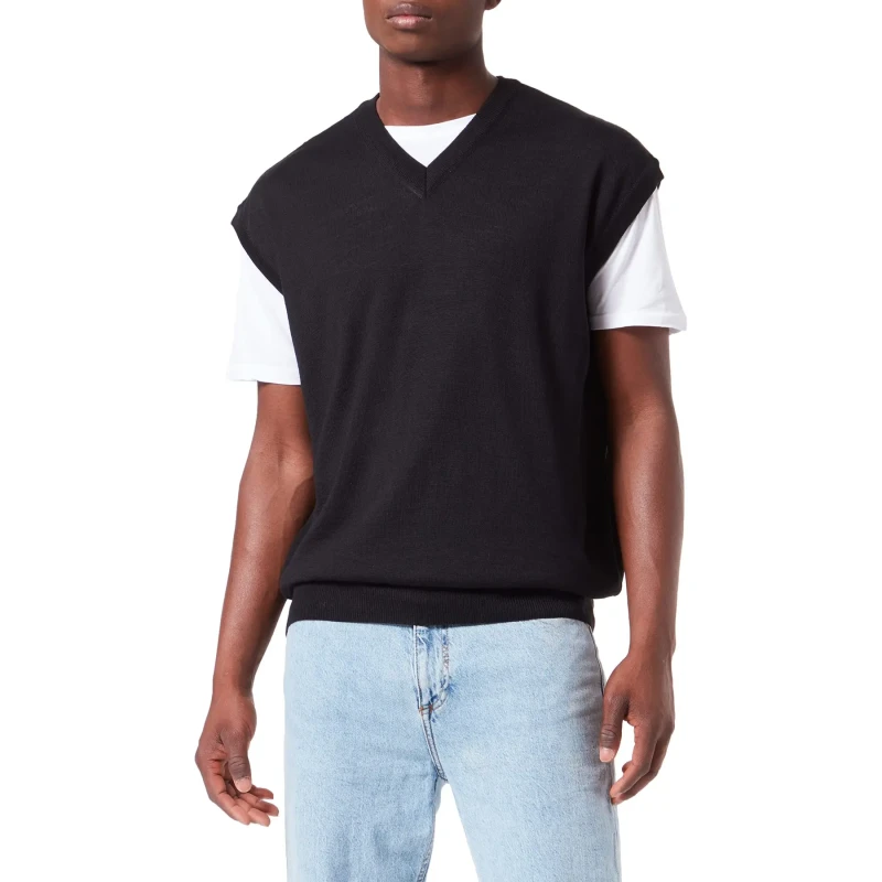 Image of casual friday Merino wool vest Casual Friday Karlo Noir Male M