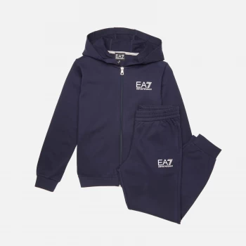 Image of Emporio Armani EA7 Core ID Train Tracksuit Diva Blue Size 6 Years Boys