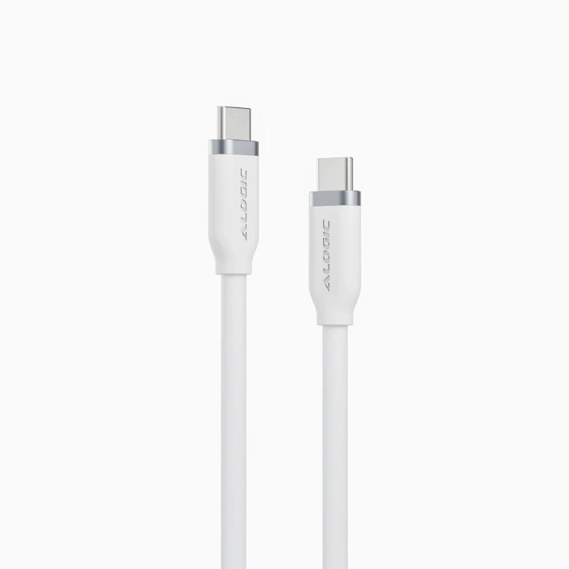 Image of ALOGIC ALOGIC USB-C Silicone Flexible Charging Cable - 240W ELSI5U2CCWH1