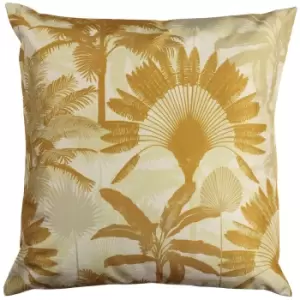 Image of Palms Outdoor Cushion Ochre