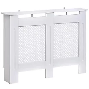 Image of Outsunny Radiator Cover White MDF 190 x 1115 x 820 mm