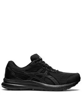 Image of Asics Gel-Contend 8 - Black/Grey, Size 8.5, Men