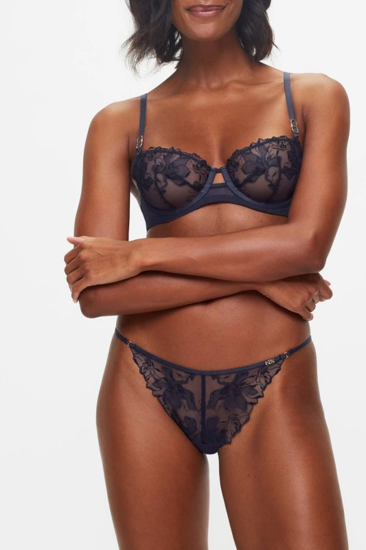 Image of KBX Womens Marilyn Brazilian in Navy Size: 8 Navy Female 8