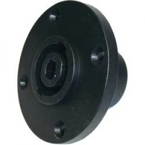 Image of Audio jack Sleeve socket straight pins Number of pins 4 Black Cliff FM1280