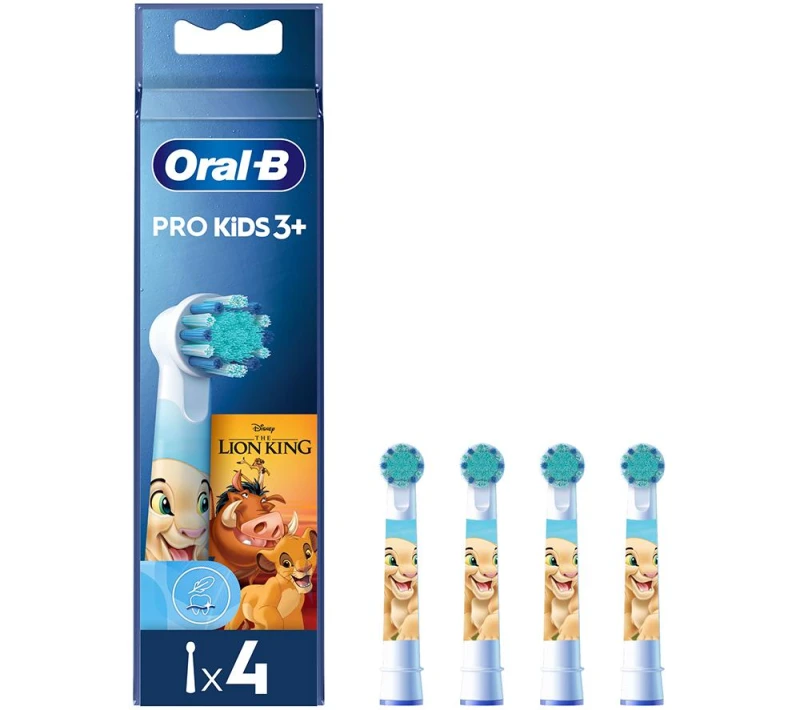 Image of Oral-B Oral-B The Lion King Kids Electric Toothbrush Heads - 4 Pack