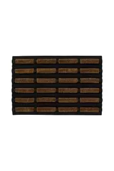 Image of Nimbus Rubber Coir Scraper Tuffscrape Doormat 40x60cm