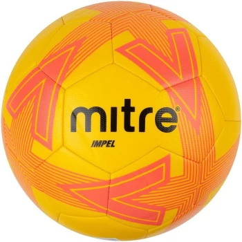 Image of Mitre - Impel Training Ball - 4 - Yellow/Tangerine/Black