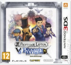 Image of Professor Layton vs Phoenix Wright Ace Attorney Nintendo 3DS Game